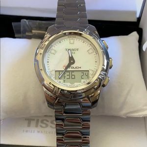 Diamond Tissot T-touch II Lady Quartz Chronograph